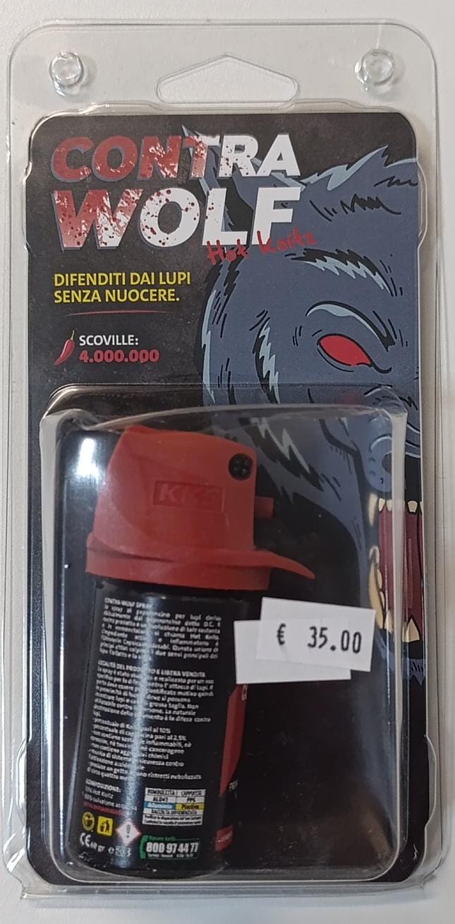 CONTRA WOLF - SPRAY DA DIFESA CONTRO I LUPI.