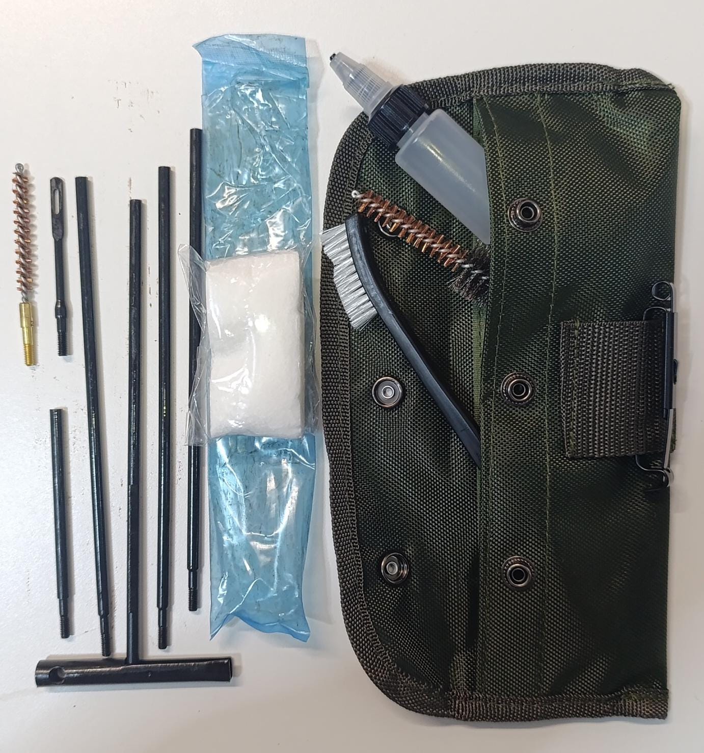 KIT PORTATILE CON BACCHETTA PER CARABINE - PULIZIA CANNE CAL. 5,56-.223-.223-5,6
